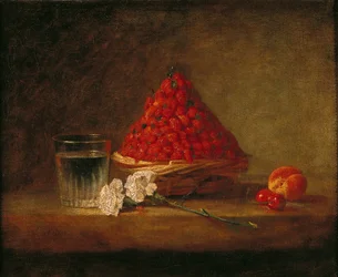 Basket with Wild Strawberries, c.1761
